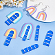 PH PandaHall Rainbow Polymer Earring Make Guide Set DIY-WH0320-36-5