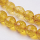 Chapelets de perles en cristal de quartz naturel X-G-G099-F4mm-19-3