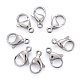 304 Stainless Steel Lobster Claw Clasps X-STAS-AB13-1