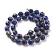 Chapelets de perles en lapis-lazuli naturel G-K303-A25-8mm-3