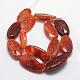 Natural Fire Crackle Agate Beads Strands G-G214-15x30mm-05-2