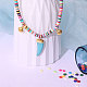 150g 15 couleurs perles en pâte polymère faites à la main CLAY-JP0001-14-8mm-7