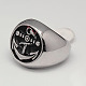 Personalized Men's Wide 316 Stainless Steel Rings RJEW-F006-031-18mm-2