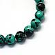 Chapelets de perles en pierres précieuses de turquoise synthétique TURQ-S280-10mm-04-2