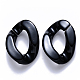 Opake Acryl Verknüpfung Ringe X-OACR-S036-001B-G02-1