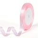 Cinta de conciencia rosada para el cáncer de mama materiales para hacer cajas de regalos del día de san valentín paquetes de cinta de raso de una cara RC10mmY004-3