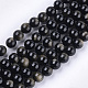 Chapelets de perles en obsidienne dorée naturelle G-S333-8mm-025-1