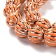 Autumn Theme Grooved Resin Beads Strands RESI-M023-01D-1