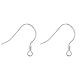 925 Sterling Silver Earring Hooks STER-K167-049A-S-1