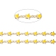 Cadenas de eslabones de estrella de esmalte de aleación hecha a mano ENAM-F138-01E-RS-2
