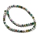 Natural Weathered Agate Faceted Round Beads Strands G-A134-02-6mm-4