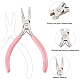 BENECREAT 5 Inch Wire Looping Pliers 3 Step Round Nose and Concave Pliers for Jewelry Making TOOL-BC0001-17-2