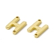Rack Plating Brass Connector Charms KK-C007-38G-H-3
