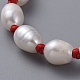 Verstellbare geflochtene Perlenarmbänder BJEW-JB04996-4