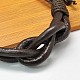 Leather Cord Bracelets BJEW-A062-02-2
