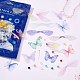 Sunnyclue 60St Polyester Stoff Schmetterling & Libelle Flügel DIY-SC0016-79-4