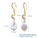 Ensembles de boucles d'oreilles pendantes en perles baroques naturelles keshi EJEW-JE03826-5