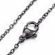 304 Stainless Steel Couple Pendant Necklaces NJEW-H456-17-3