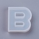 DIYシリコンモールド  レジン型  UVレジン用  エポキシ樹脂ジュエリー作り  ホワイト  文字.b  43.5x41x10mm X-AJEW-F030-04-B-2