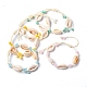 Bracelets de perles tressées réglables BJEW-JB05309-M-1