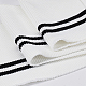 95% Polyester & 5% Stripe Pattern Elastic Fiber Ribbing Fabric for Cuffs FIND-WH0016-36B-4