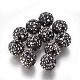 Pave Disco Ball Beads X-RB-A130-10mm-8-2