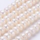 Fili di perline perle naturale PEAR-P002-19-1