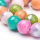 Chapelets de perles de jade naturel G-G833-12mm-14-3