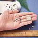 Kissitty 50pcs perles d'espacement en laiton 2 couleurs KK-KS0001-18-6