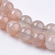 Brins de perles naturelles multi-pierre de lune G-J157-6mm-06-3