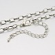 Iron Venetian Chain Necklace Makings MAK-J009-32AS-1