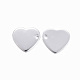Handmade Gifts Ideas for Valentines Day 201 Stainless Steel Stamping Blank Tag Pendants X-STAS-Q070-S-2