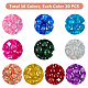 PH PandaHall 8mm Crackle Glass Beads for Jewelry Making Adults CCG-PH0003-10A-3