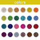 PandaHall 24 Colors 2mm Glass Seed Beads SEED-PH0012-26-2