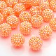 Perline resina palla rhinestone bubblegum X-RESI-S253-20mm-GAB5-2