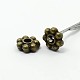 Alliage daisy séparateurs perles de style tibétain X-MLF0991Y-NF-2