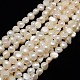 Natural Cultured Freshwater Pearl Beads Strands PEAR-L001-A-01-1