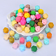 Hexagonal Silicone Beads SI-JX0020A-33-5