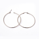 304 Stainless Steel Hoop Earrings X-EJEW-O071-20P-1