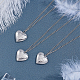 UNICRAFTALE 10pcs Heart with Phrase Photo Frame Charms Hypoallergenic Locket Charms Stainless Steel Pendants for Jewelry Making STAS-UN0016-36P-4
