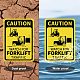 Panneaux d'avertissement en aluminium protégés contre les UV et étanches AJEW-WH0111-C-05-5