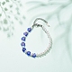 Bracelet femme imitation perle plastique & perles verre millefiori BJEW-JB08432-2