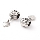 304 Stainless Steel European Dangle Charms STAS-M298-15AS-2