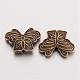 Tibetan Style Butterfly Alloy Beads TIBEB-8420-AB-FF-2