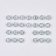 Chapado de perlas de acrílico transparente TACR-T008-01B-2