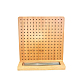 Planche de blocage carrée en bambou au crochet SENE-PW0019-05A-1