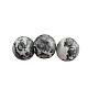 Chapelets de perles rondes peintes en verre X-DGLA-S084-10mm-59-1