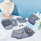 Nbeads 8 pz 2 stili sacchetti di immagazzinaggio di gioielli in velluto ABAG-NB0001-77-4