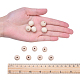Perles rondes en bois non fini X-WOOD-Q008-14mm-LF-4
