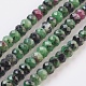 Natural Ruby in Zoisite Beads Strands G-F568-095-C-1